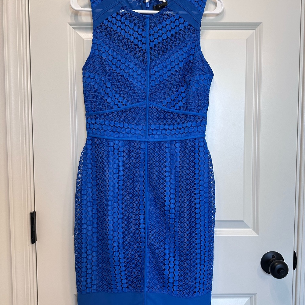 NWT Elegant Blue Lace Dress